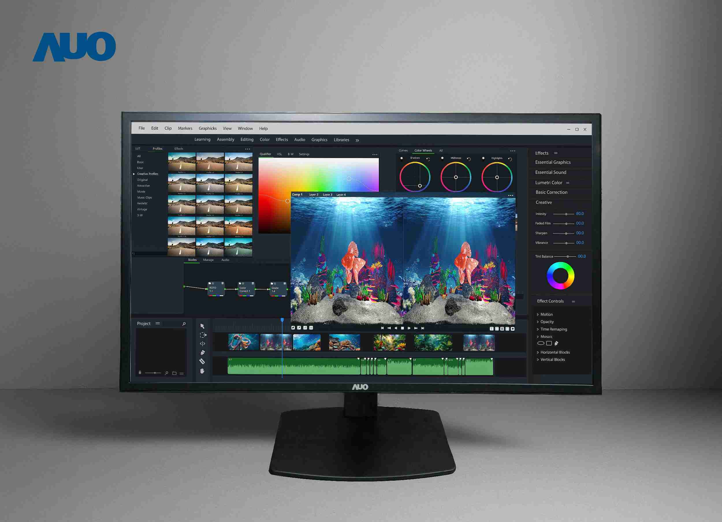 彩霸王开发32吋2D/3D专业桌上型显示器，，拥有8K4K超高分辨率，，，并以低串扰算法优化3D显示效果，，搭载自动眼球追踪功能，，，能实时调整3D图像，，，，进行实时2D与3D无缝共存窗口，，，提供图像设计工作者突破二维接口的崭新工作氛围与效率